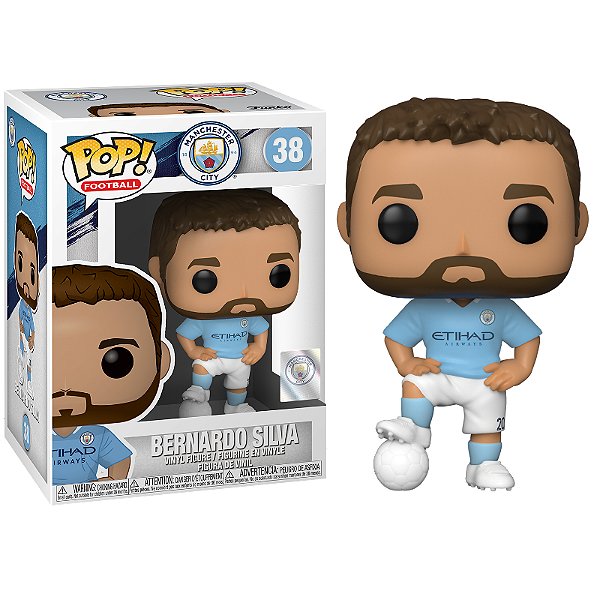 Funko Pop! Football Futebol Manchester City Bernardo Silva 38 Exclusivo