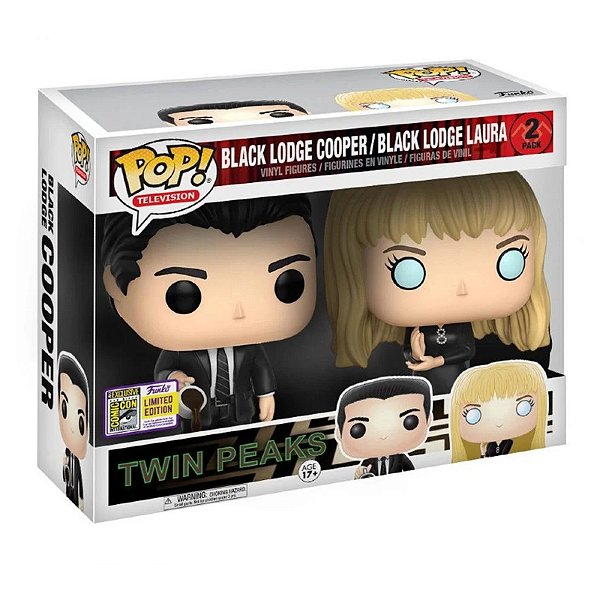 Funko Pop! Television Twin Peaks Black Lodge Cooper Black Lodge Laura 2 pack Exclusivo