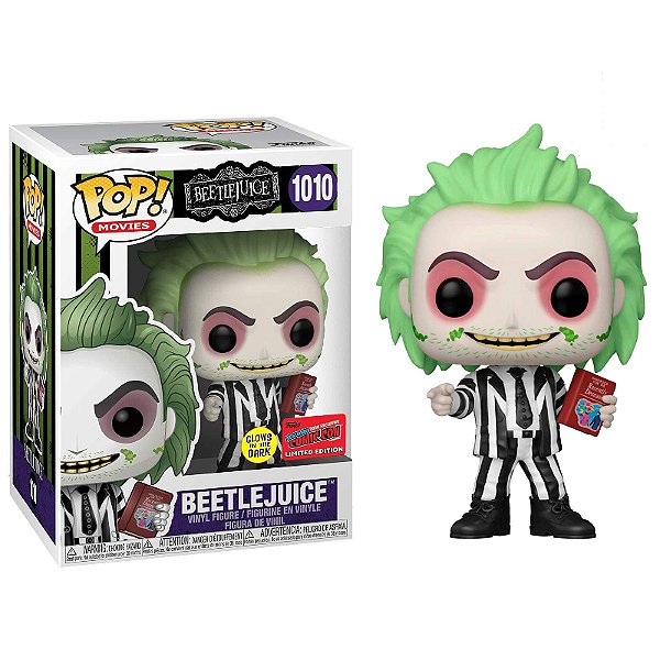 Funko Pop! Filme Beetlejuice / Os Fantasmas Se Divertem Beetlejuice 1010 Exclusivo Glow