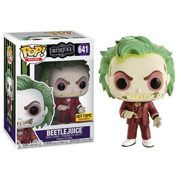 Funko Pop! Filme Os Fantasmas Se Divertem Beetlejuice 641 Exclusivo