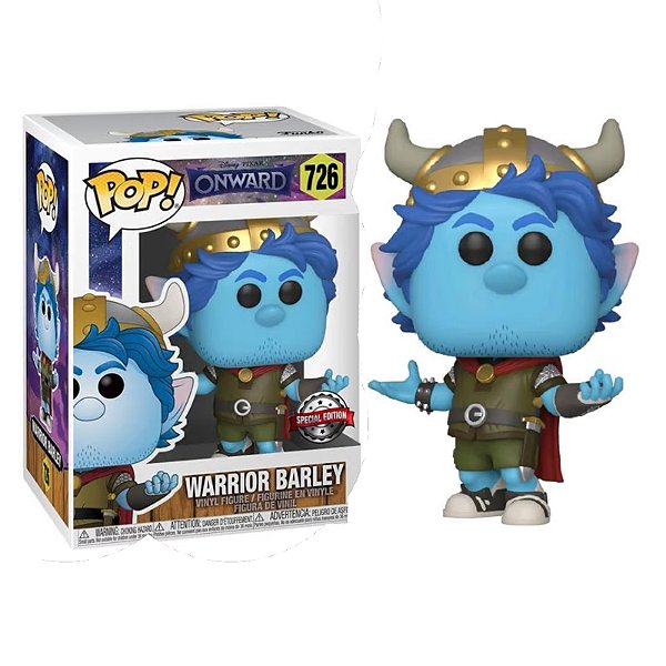 Funko Pop! Disney Filme Dois Irmaos / Onward Warrior Barley 726 Exclusivo
