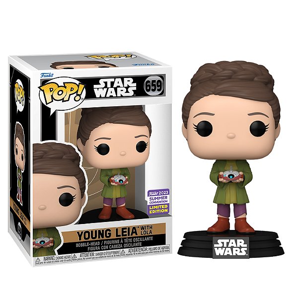Funko Pop! Television Star Wars Young Leia With Lola 659 Exclusivo