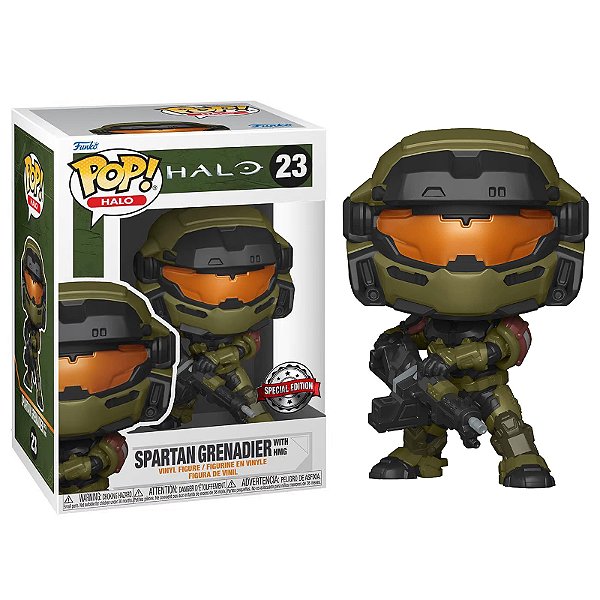 Funko Pop! Games Halo Spartan Grenadier 23 Exclusivo