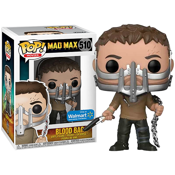 Funko Pop! Filme Mad Max Blood Bag 510 Exclusivo