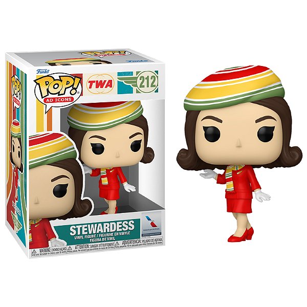 Funko Pop! Ad Icons Aeromoça TWA Stewardess 212