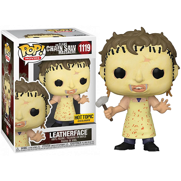 Funko Pop! Filme Terror O Massacre da Serra Elétrica Leatherface 1119 Exclusivo