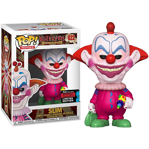 Funko Pop! Filme Terror Palhaços Assassinos Slim 822 Exclusivo