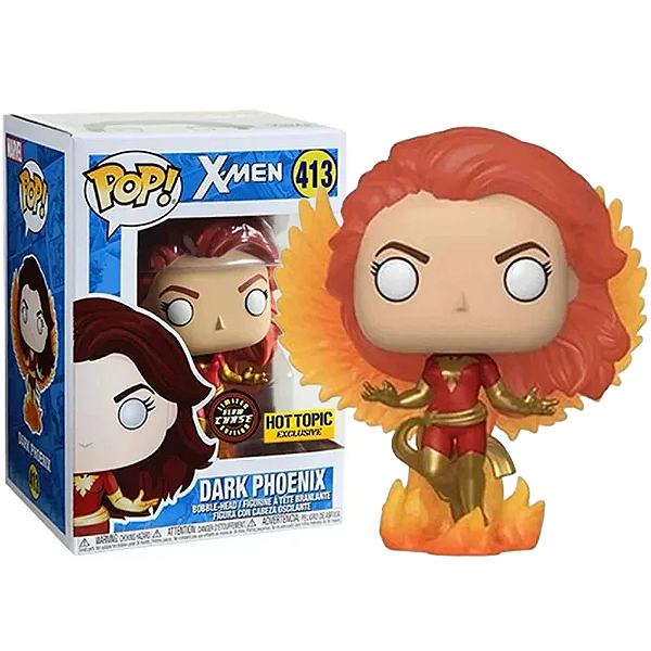 Funko Pop! Marvel X-Men Jean Grey Dark Phoenix 413 Exclusivo Glow Chase