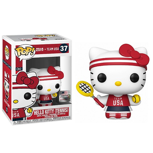 Funko Pop! Sanrio Team USA Hello Kitty Tennis 37 Exclusivo
