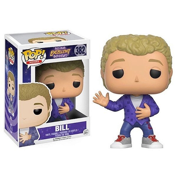 Funko Pop! Filmes Bill & Ted Uma Aventura Fantastica Excelent Adventure Bill 382