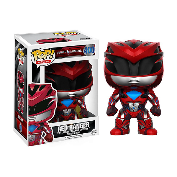 Funko Pop! Filme Power Rangers Red Ranger 400