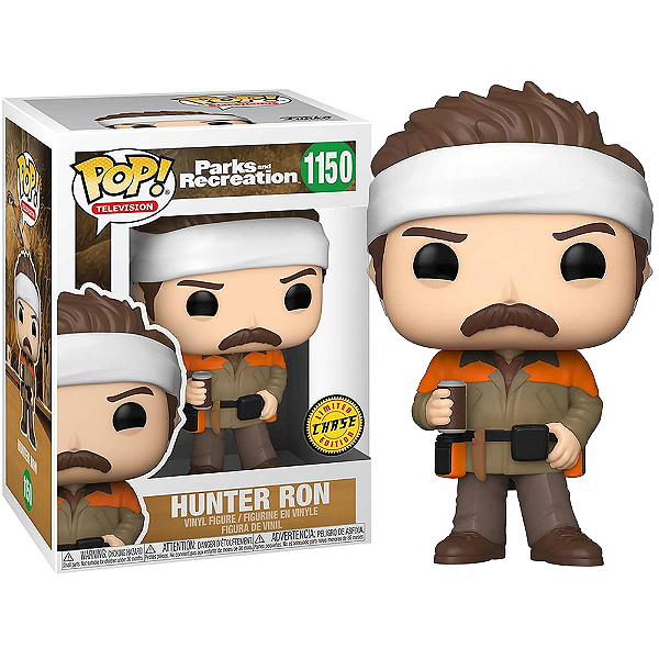 Funko Pop! Television Parks And Recreation Hunter Ron 1150 Exclusivo Chase