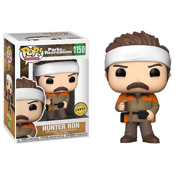 Funko Pop! Television Parks Recreation Hunter Ron 1150 Exclusivo Chase
