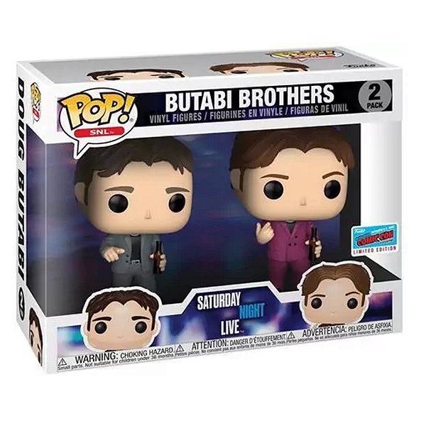 Funko Pop! SNL Butabi Brothers Saturday Night Live 2 Pack Exclusivo