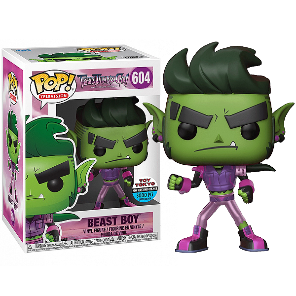 Funko Pop! Television Os Jovens Titãs / Teen Titans Go Beast Boy 604 Exclusivo