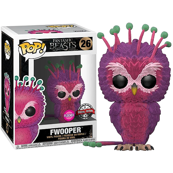 Funko Pop! Filme Animais Fantasticos Fwooper 26 Exclusivo Flocked