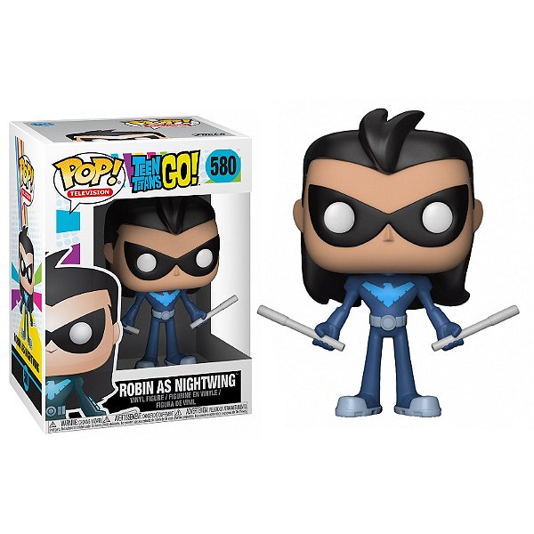 Funko Pop! Television Teen Titans Go Robin As Nightwing 580