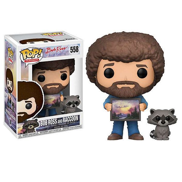 Funko Pop! Television Bob Ross And Raccoon 558