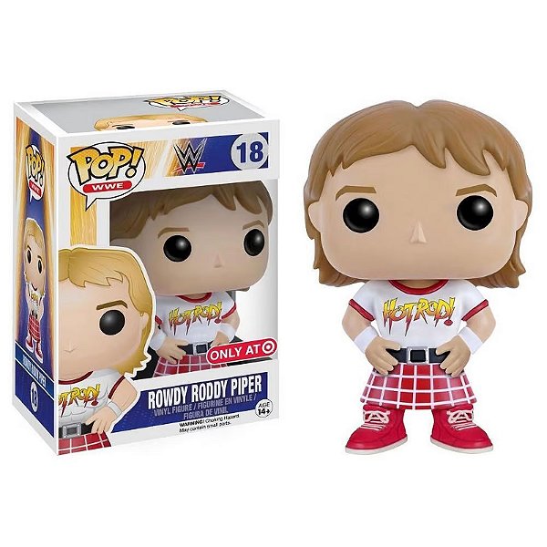 Funko Pop! WWE Rowdy Roddy Piper 18 Exclusivo