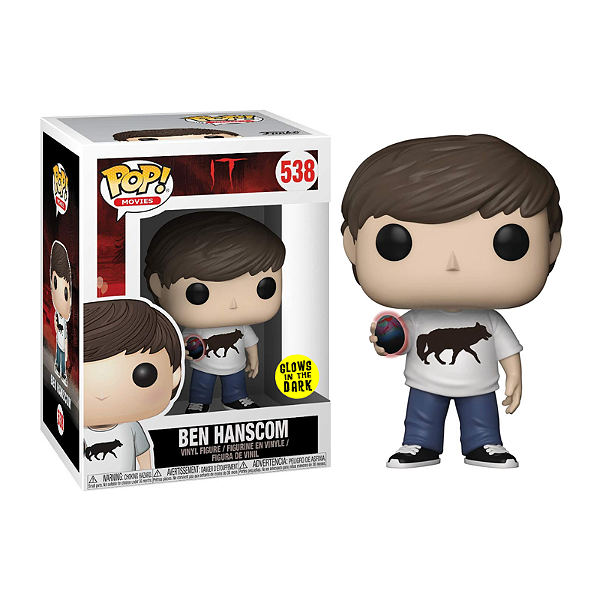 Funko Pop! Filme Terror It A coisa Ben Hanscom 538 Exclusivo Glow