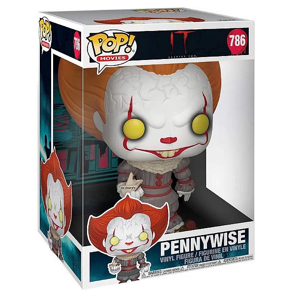 Funko Pop! Filme Terror It A coisa Chapter Two Pennywise 786 Super Sized 10