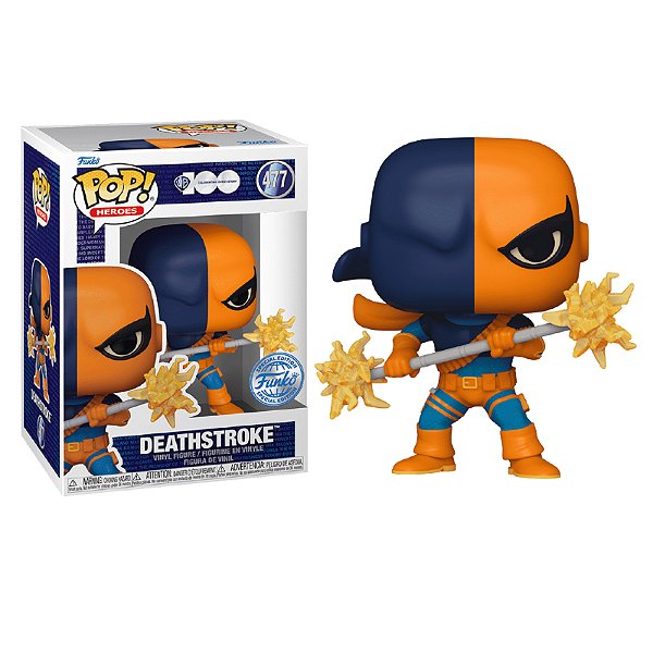 Funko Pop! Heroes Warner Bros Deathstroke 477 Exclusivo