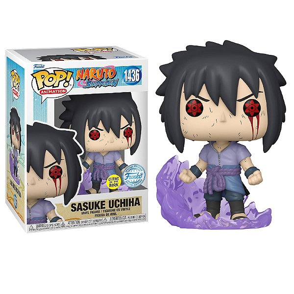 Funko Pop! Animation Naruto Shippuden Sasuke Uchiha 1436 Exclusivo Glow