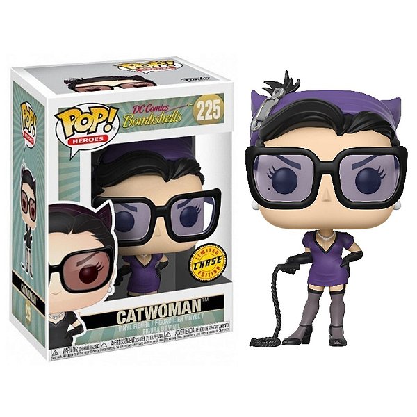Funko Pop! Heroes Bombshells Catwoman 225 Exclusivo Chase