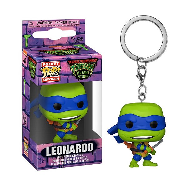 Funko Pop! Keychain Chaveiro Filme Tartarugas Ninjas Leonardo