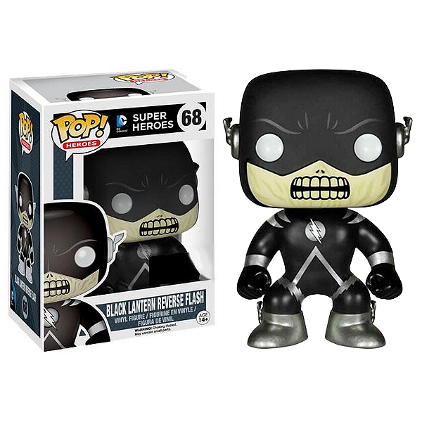 Funko Pop! Dc Comics Flash Black Lantern Reverse Flash 68 Exclusivo
