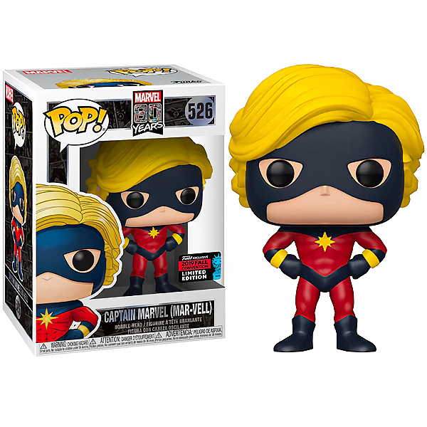 Funko Pop! Marvel Capita Marvel / Captain Marvel (Mar-Vell) 526 Exclusivo
