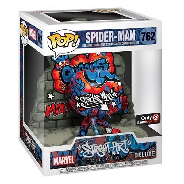 Funko Pop! Marvel Street Art Homem Aranha / Spider Man 762 Exclusivo