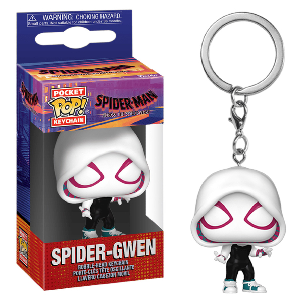 Funko Pop! Keychain Chaveiro Marvel Spider Man Spider Gwen