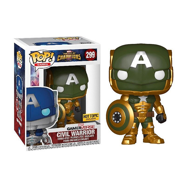Funko Pop! Games Champions Civil Warrior 299 Exclusivo Glow