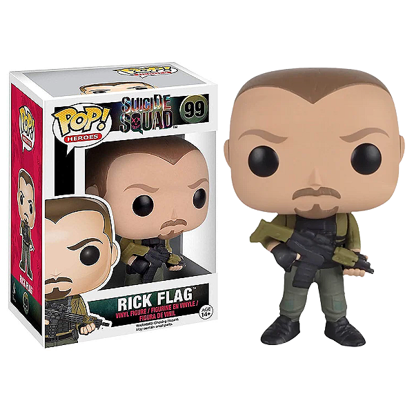 Funko Pop! Dc Comics Esquadrao Suicida Rick Flag 99