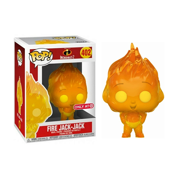 Funko Pop! Disney Os Incriveis Fire Jack-Jack 402 Exclusivo