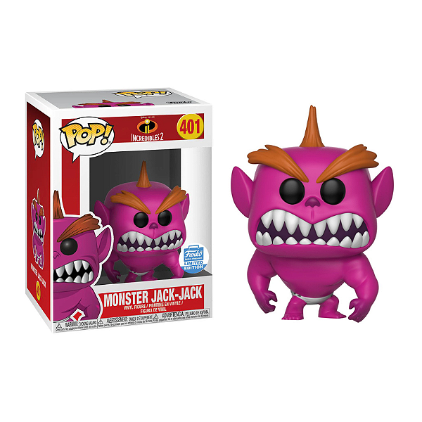 Funko Pop! Disney Os Incriveis Monster Jack-Jack 401 Exclusivo