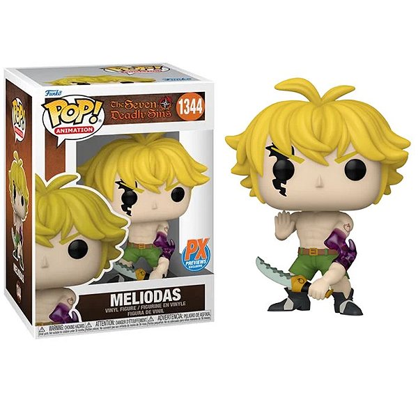 Funko Pop! Animation Seven Deadly Sins Meliodas 1344 Exclusivo