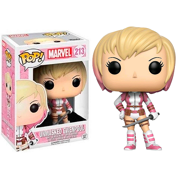 Funko Pop! Marvel Deadpool Unmasked Gwenpool 213 Exclusivo