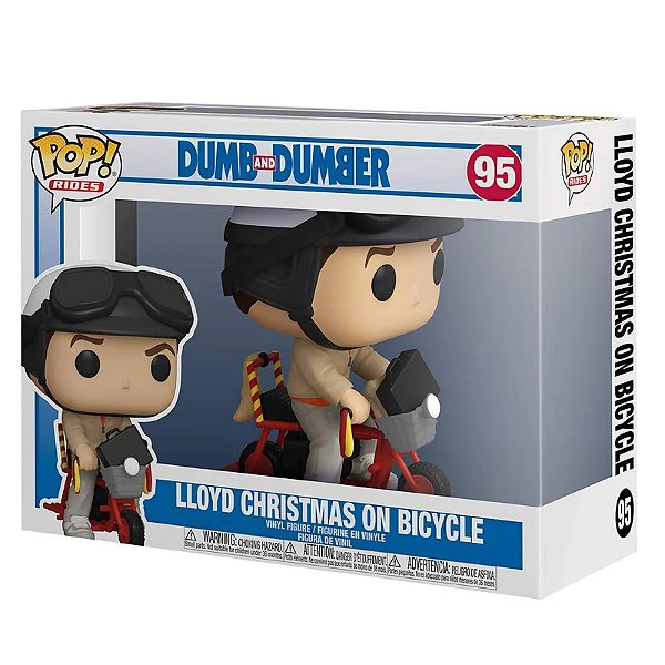 Funko Pop! Filme Dumb And Dumber / Debi e Lóide Lloyd Christmas On Bicycle 95
