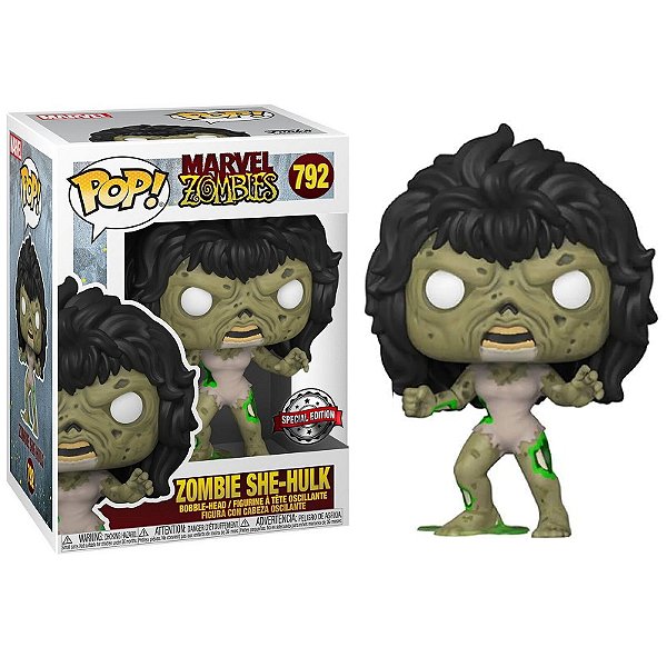 Funko Pop! Marvel Zombies Mulher Hulk Zombie She Hulk 792 Exclusivo