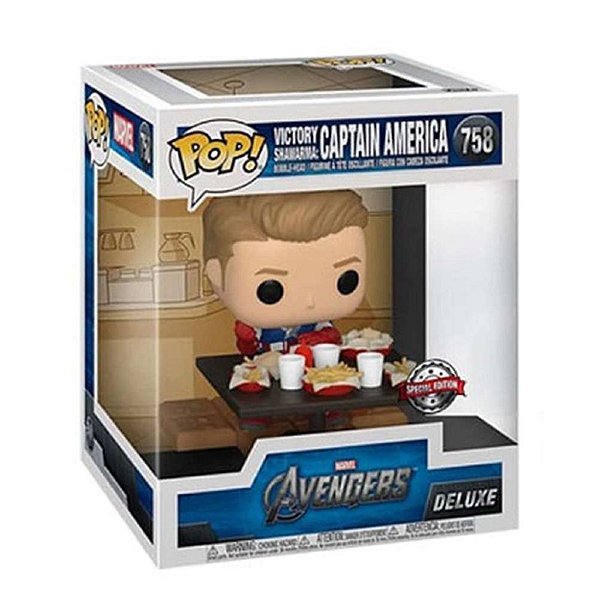 Funko Pop! Marvel Capitão America Victory Shawarma Captain America 758