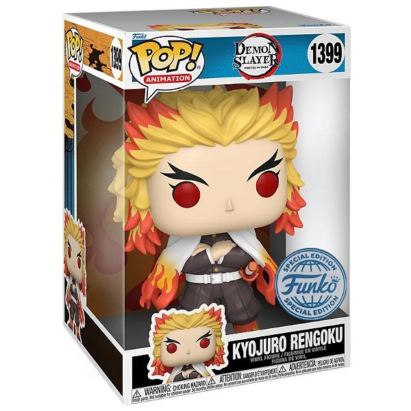 Funko Pop! Animation Demon Slayer Kyojuro Rengoku 1399 Exclusivo 10 Polegadas