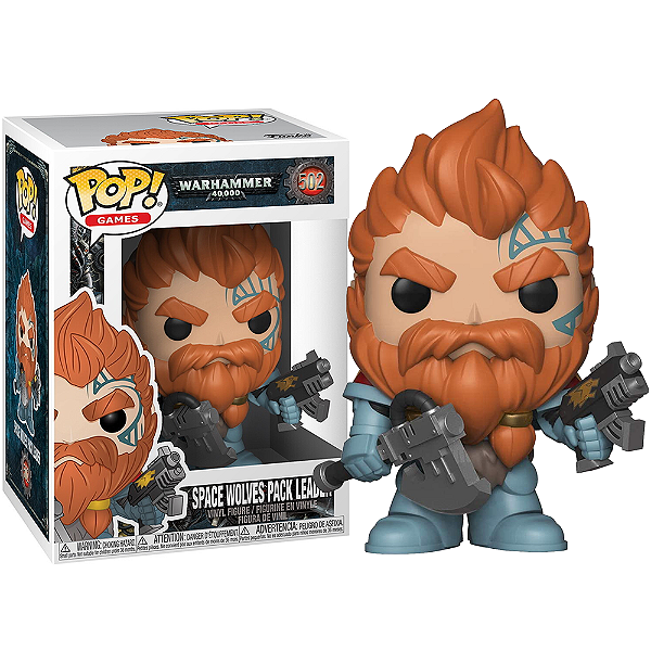 Funko Pop! Games Warhammer 40000 Space Wolves Pack Leader 502