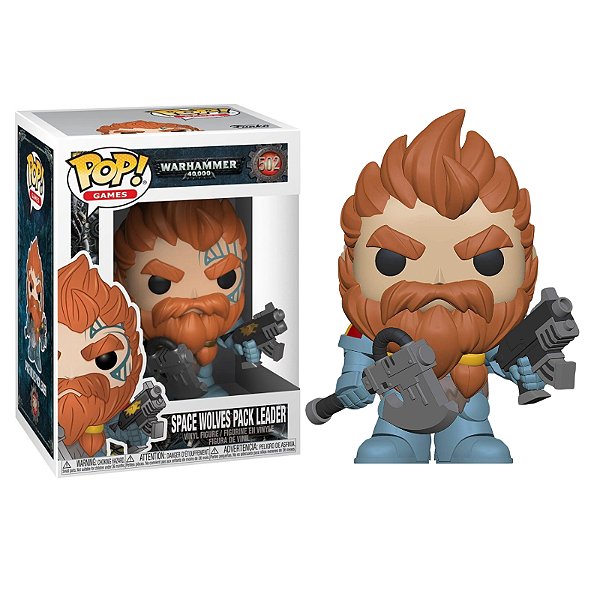 Funko Pop! Games Warhammer 40000 Space Wolves Pack Leader 502