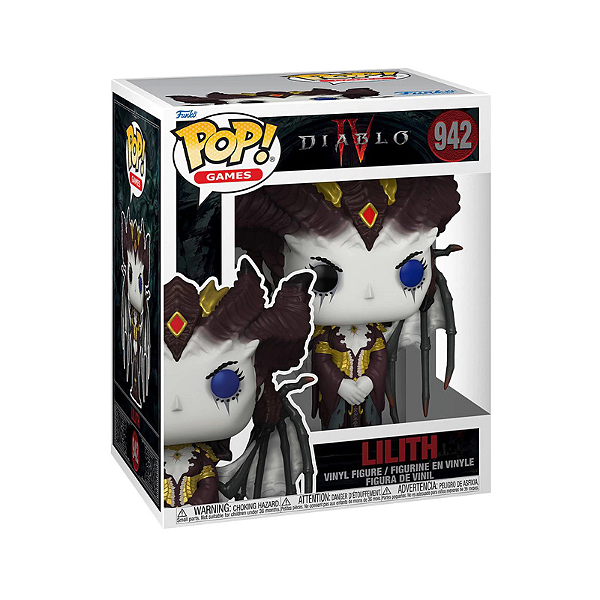 Funko Pop! Games Diablo IV Lilith 942 6 Polegadas