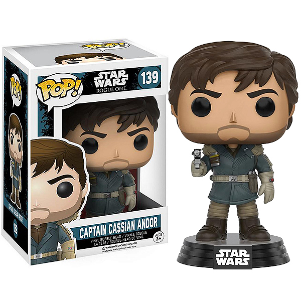 Funko Pop! Television Star Wars Rogue Captain Cassian Andor 139