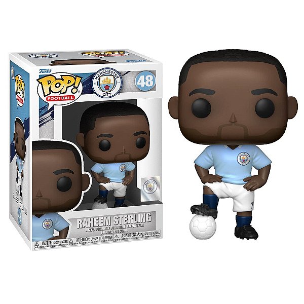 Funko Pop! Football / Futebol Manchester City Raheem Sterling 48 Exclusivo