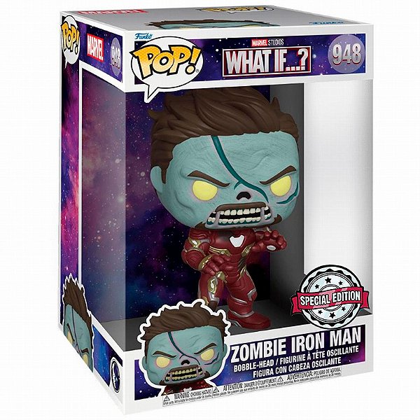 Funko Pop! Marvel What If...?  Zombie Iron Man 948 Exclusivo