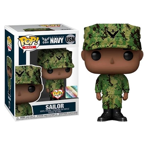 Funko Pop! Navy Militar Estados Unidos / Military US Navy Male Sailor USN